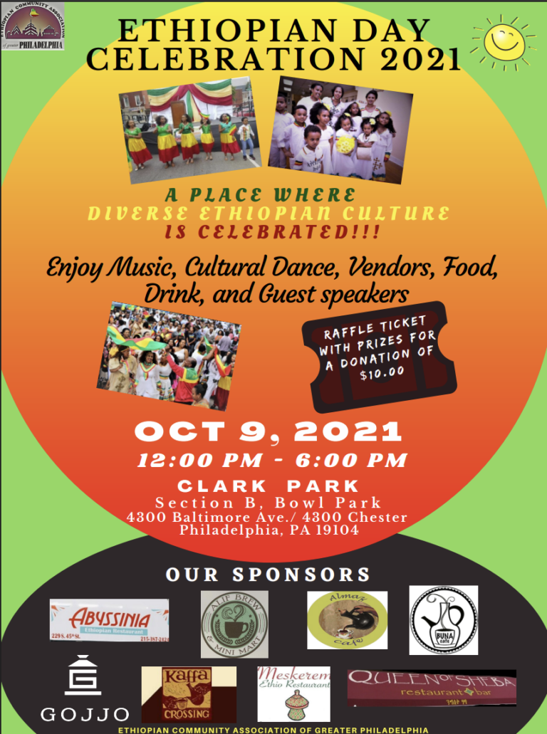 Ethiopian Day Celebration, Oct 9, 2021